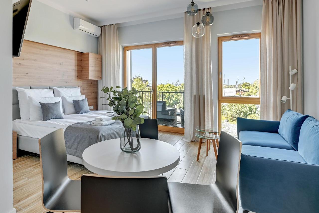 Nadmotlawie Riverside - Parking, Sauna & Gym By Downtown Apartment Danzig